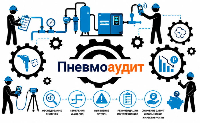 Пневмоаудит компрессорного оборудования