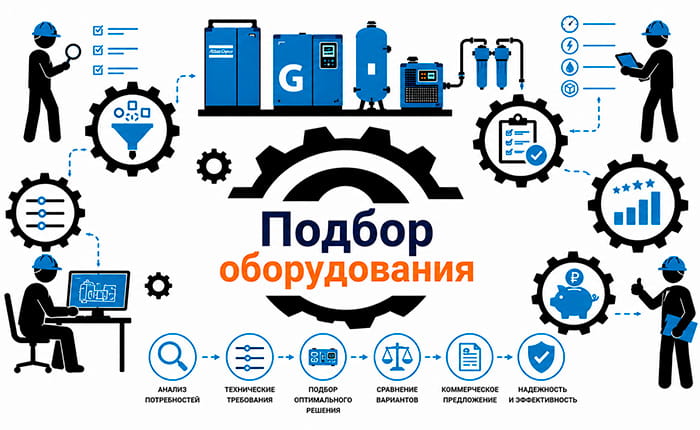 Подбор компрессорного оборудования